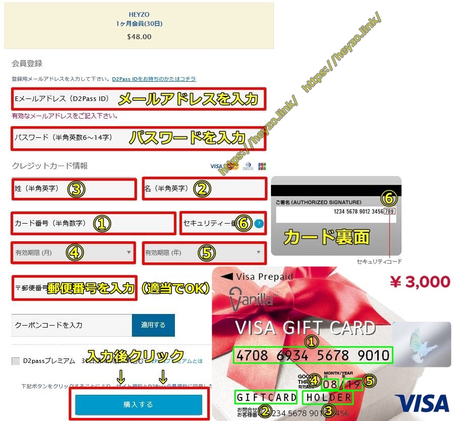 heyzo,�o�j��Visa,VISA